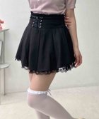 【アズノウアズ プラス/AS KNOW AS plus】の0ウエストレースアップ*プリーツミニスカート 大人の最旬トレンドファッション＆コーディネート founy(ファウニー) ファッション Fashion レディースファッション Fashion for Women スカート Skirts ミニスカート Mini Skirts 厚底 Platform Shoes ガーリー Girly, Feminine Style コンパクト Compact, Small Size ショート Short, Short Length スニーカー Sneakers, Trainers トレンド Trend, Trending Now バランス Balance, Style Balance パーカー Hoodie, Parka プリーツ Pleats, Pleated ミニスカート Mini Skirt, Short Skirt 再入荷 Restock / Back in Stock thumbnail ブラック|ID: prp329100004979192 ipo3291000000037312283