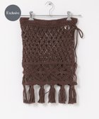 【アーバンリサーチ ドアーズ/URBAN RESEARCH DOORS】の『別注』AFLOAH×DOORS MACRAME APRON ブラウン|ID: prp329100004979204 ipo3291000000037312335