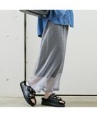 【ルージュヴィフラクレ/Rouge vif la cle】の針抜きリブシアーメタリックニットスカート 大人の最旬トレンドファッション＆コーディネート founy(ファウニー) ファッション Fashion レディースファッション Fashion for Women スカート Skirts おすすめ Recommended / Our Picks シアー Sheer, See-Through シンプル Simple, Minimal ジャケット Jacket, Outerwear セットアップ Set-Up, Coordinated Outfit トレンド Trend, Trending Now thumbnail グレー|ID: prp329100004979209 ipo3291000000037312352