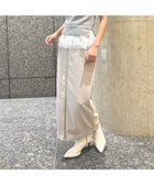 【ルージュヴィフラクレ/Rouge vif la cle】の【一部店舗限定】フロントZIPストレッチハイウエストスカート 大人の最旬トレンドファッション＆コーディネート founy(ファウニー) ファッション Fashion レディースファッション Fashion for Women スカート Skirts シンプル Simple, Minimal スタイリッシュ Stylish, Fashionable ストレッチ Stretch, Stretchy Fabric スリット Slit, Slit Detail フロント Front, Front Design thumbnail ベージュ|ID: prp329100004979233 ipo3291000000037312435