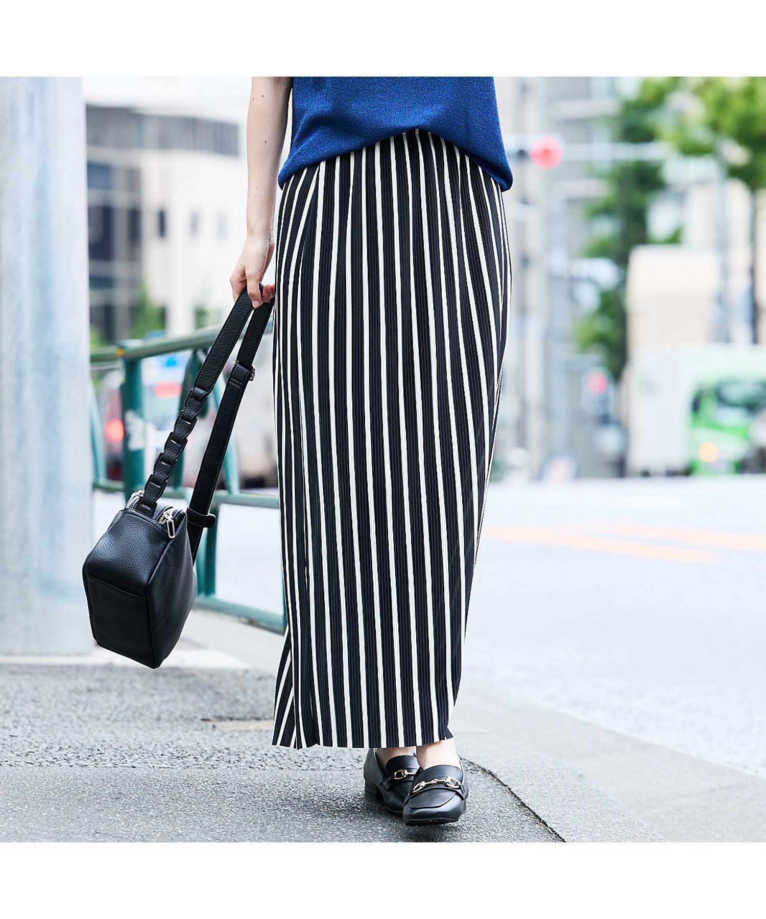 【アバハウスマヴィ/abahouse mavie】のクリスタルプリーツナロースカート インテリア・キッズ・メンズ・レディースファッション・服の通販 founy(ファウニー) 　ファッション　Fashion　レディースファッション　Fashion for Women　スカート　Skirts　おすすめ　Recommended / Our Picks　ストライプ　Stripe, Striped Pattern　ドット　Polka Dot, Dot Pattern　プリーツ　Pleats, Pleated　夏　Summer　定番　Standard, Basic Item　楽ちん　Easy Fit, Comfortable　ストライプ|ID: prp329100004979243 ipo3291000000037312474