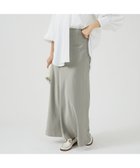 【ルージュヴィフラクレ/Rouge vif la cle】のサテンマーメイドスカート 大人の最旬トレンドファッション＆コーディネート founy(ファウニー) ファッション Fashion レディースファッション Fashion for Women スカート Skirts サテン Satin, Glossy Fabric フィット Fit, Slim Fit マーメイド Mermaid, Fishtail Silhouette ロング Long, Long-Length エレガント 上品 Elegant thumbnail グレー|ID: prp329100004979252 ipo3291000000037312500