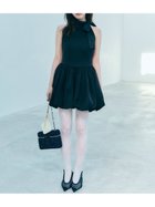 【スナイデル/SNIDEL】のボリュームバルーンミニドレス 大人の最旬トレンドファッション＆コーディネート founy(ファウニー) ファッション Fashion レディースファッション Fashion for Women ワンピース Dresses フォーマル・パーティードレス・結婚式用ドレス Elegant & Casual Dresses アクセサリー Fashion Accessories ウェーブ Wavy Pattern コンパクト Compact, Small Size スマート Smart, Elegant ドレス Dress, One-Piece バルーン Balloon, Balloon Silhouette おすすめ Recommended / Our Picks thumbnail BLK[009]|ID: prp329100004979261 ipo3291000000037312544