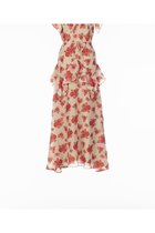 【フェティコ/FETICO】のSHEER FLORAL JACQUARD DRESS BEIGE×RED|ID: prp329100004979263 ipo3291000000037312551