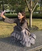 【アンドレスド/ANDRESD】の【2点セット】結婚式・二次会 セットアップドレス オケージョン チュール 大人の最旬トレンドファッション＆コーディネート founy(ファウニー) ファッション Fashion レディースファッション Fashion for Women ワンピース Dresses フォーマル・パーティードレス・結婚式用ドレス Elegant & Casual Dresses オケージョン Occasion Wear ジャケット Jacket, Outerwear セットアップ Set-Up, Coordinated Outfit とろみ Fluid, Flowy Fabric ダブル Double, Double-Breasted チュール Tulip, Tulip Motif ドレス Dress, One-Piece バランス Balance, Style Balance フリル Frill, Ruffle フロント Front, Front Design リラックス Relax, Relaxed Fit おすすめ Recommended / Our Picks エレガント 上品 Elegant セレモニー Ceremony 結婚式 Wedding 二次会 After Party thumbnail チャコール|ID: prp329100004979282 ipo3291000000037312636