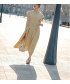 【ナチュラル ビューティー ベーシック/NATURAL BEAUTY BASIC】のスキッパーポケットシャツワンピース 大人の最旬トレンドファッション＆コーディネート founy(ファウニー) ファッション Fashion レディースファッション Fashion for Women ワンピース Dresses シャツワンピース / 1枚で着映えコーデ Shirt Dresses フラップ Flap, Flap Pocket リボン Ribbon, Bow ビジネス 仕事 通勤 Business / Work / Commuting thumbnail ライムグリーン|ID: prp329100004979286 ipo3291000000037312653
