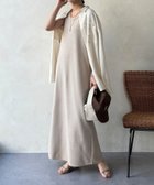 【ドゥドゥ/DouDou】の【全骨格細見え】ブークレーダンボールタンクワンピース ベージュその他1|ID: prp329100004979292 ipo3291000000037312684