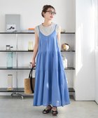 【フリークスストア/FREAK'S STORE】のインドティアード切り替えキャミワンピース【限定展開】 大人の最旬トレンドファッション＆コーディネート founy(ファウニー) ファッション Fashion レディースファッション Fashion for Women ワンピース Dresses キャミソールワンピース Camisole Dresses 2026年 2026 2026春夏・S/S Spring/Summer 2026 SS26 インド Indian Textile インナー Innerwear キャミワンピース Cami Dress, Slip Dress ギャザー Gathered, Ruffled シンプル Simple, Minimal バランス Balance, Style Balance フレア Flare, Flared ベスト Vest, Waistcoat ポケット Pocket, Pocket Detail 夏 Summer 春 Spring S/S・春夏 SS, Spring/Summer, Warm Season thumbnail ブルー|ID: prp329100004979293 ipo3291000000037312701