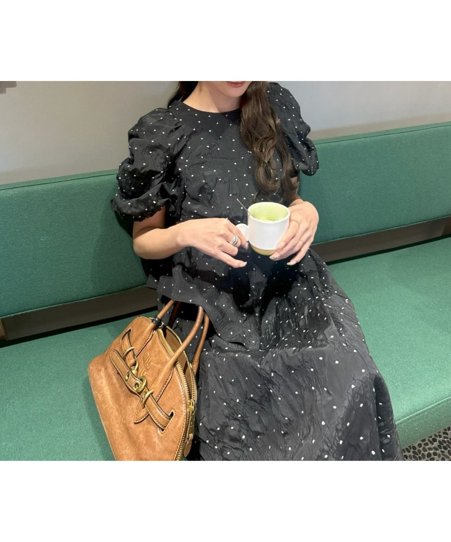 【アンドレスド/ANDRESD】の結婚式ドレス お呼ばれ バブルスリーブジャガードドレス インテリア・キッズ・メンズ・レディースファッション・服の通販 founy(ファウニー) 　ファッション　Fashion　レディースファッション　Fashion for Women　ワンピース　Dresses　フォーマル・パーティードレス・結婚式用ドレス　Elegant & Casual Dresses　イエロー　Yellow　くるぶし　Ankle-Length　ガーリー　Girly, Feminine Style　ギャザー　Gathered, Ruffled　スリーブ　Sleeve, Long Sleeve / Short Sleeve　ドレス　Dress, One-Piece　バランス　Balance, Style Balance　おすすめ　Recommended / Our Picks　エレガント 上品　Elegant　セレモニー　Ceremony　結婚式　Wedding　披露宴　Wedding Reception　二次会　After Party　ブラックホワイト|ID: prp329100004979297 ipo3291000000037312721