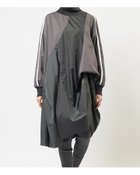 【ゴム/gomme】のハイネックタフタワンピース 大人の最旬トレンドファッション＆コーディネート founy(ファウニー) ファッション Fashion レディースファッション Fashion for Women ワンピース Dresses おすすめ Recommended / Our Picks タフタ Taffeta, Structured Fabric ハイネック High Neck, Mock Neck ポケット Pocket, Pocket Detail メッシュ Mesh, Net Fabric レギンス Leggings, Stretch Pants 切替 Switching, Contrast Panel 春 Spring 軽量 Lightweight, Ultra Light thumbnail チャコール|ID: prp329100004979313 ipo3291000000037312792