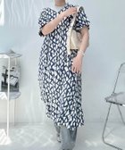 【アズノウアズ プラス/AS KNOW AS plus】の◎『体型カバー』『ゆったりサイズ』バックリボン ボリューム5分袖ワンピ-ス 大人の最旬トレンドファッション＆コーディネート founy(ファウニー) ファッション Fashion レディースファッション Fashion for Women ワンピース Dresses シンプル Simple, Minimal 無地 Plain, Solid Color リネン Linen, Linen Fabric リボン Ribbon, Bow 再入荷 Restock / Back in Stock 夏 Summer エレガント 上品 Elegant thumbnail NVオフキカ|ID: prp329100004979339 ipo3291000000037312893