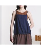 【ローズバッド/ROSE BUD】のTHOUSAND MILE x GENE HEAVENS CAMI AND WIDE PANTS SET UP NAVY|ID: prp329100004979340 ipo3291000000037312896