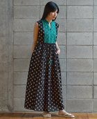 【ティアラ/Tiara】の《別注》【ne Quittez pas/ヌキテパ】ワンピース 大人の最旬トレンドファッション＆コーディネート founy(ファウニー) ファッション Fashion レディースファッション Fashion for Women ワンピース Dresses インド Indian Textile プリント Print, Printed Pattern モダン Modern, Contemporary 別注 Limited Edition, Custom Order thumbnail ブラック|ID: prp329100004979342 ipo3291000000037312902