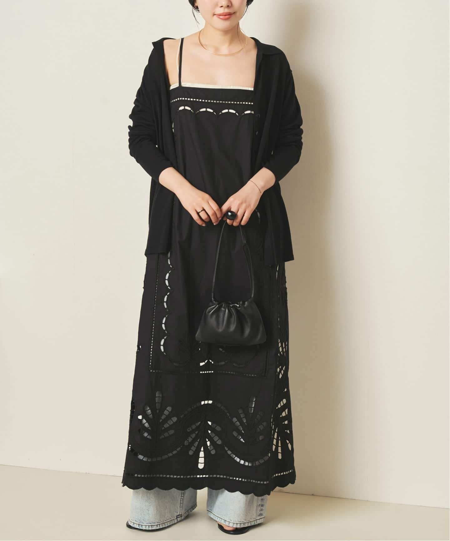 【プラージュ/Plage】のR IAM EMBROIDALY ワンピース インテリア・キッズ・メンズ・レディースファッション・服の通販 founy(ファウニー) 　ファッション　Fashion　レディースファッション　Fashion for Women　ワンピース　Dresses　ジュエリー　Jewelry, Accessories　ヴィンテージ　Vintage Style　エレガント 上品　Elegant　ブラック|ID: prp329100004979345 ipo3291000000037312911