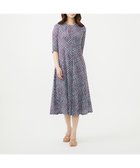 【シビラ/SYBILLA】のチェックプリントジャージードレス 大人の最旬トレンドファッション＆コーディネート founy(ファウニー) ファッション Fashion レディースファッション Fashion for Women ワンピース Dresses フォーマル・パーティードレス・結婚式用ドレス Elegant & Casual Dresses アンダー Underwear Essentials エレガント 上品 Elegant ドレス Dress, One-Piece ハンド Hand, Handmade フレア Flare, Flared プリント Print, Printed Pattern 冬 Winter / This Winter 夏 Summer 春 Spring 秋 Autumn thumbnail ブルー系|ID: prp329100004979346 ipo3291000000037312913
