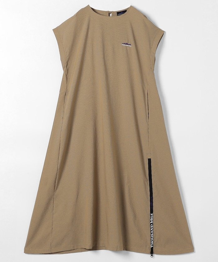 【フリークスストア/FREAK'S STORE】のFRENCH SLEEVE ONE PIECE/フレンチスリーブワンピース インテリア・キッズ・メンズ・レディースファッション・服の通販 founy(ファウニー) 　ファッション　Fashion　レディースファッション　Fashion for Women　ワンピース　Dresses　2026年　2026　2026春夏・S/S　Spring/Summer 2026 SS26　おすすめ　Recommended / Our Picks　アウトドア　Outdoor Clothing　ストレッチ　Stretch, Stretchy Fabric　フィット　Fit, Slim Fit　吸水　Absorbent, Quick-Dry　夏　Summer　定番　Standard, Basic Item　旅行　Travel　S/S・春夏　SS, Spring/Summer, Warm Season　軽量　Lightweight, Ultra Light　モカ|ID: prp329100004979347 ipo3291000000037312917