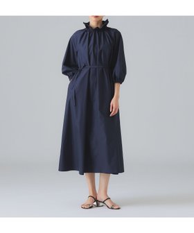 【デミルクス ビームス/Demi-Luxe BEAMS】のフレア サック ワンピース 大人の最旬トレンドファッション＆コーディネート founy(ファウニー) ファッション Fashion レディースファッション Fashion for Women ワンピース Dresses なめらか Smooth, Silky Texture ストレート Straight, Straight Cut タフタ Taffeta, Structured Fabric バランス Balance, Style Balance パウダー Powder, Soft Tone フィット Fit, Slim Fit フリル Frill, Ruffle フレア Flare, Flared エレガント 上品 Elegant |ID:prp329100004979348