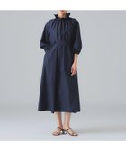 【デミルクス ビームス/Demi-Luxe BEAMS】のフレア サック ワンピース 大人の最旬トレンドファッション＆コーディネート founy(ファウニー) ファッション Fashion レディースファッション Fashion for Women ワンピース Dresses なめらか Smooth, Silky Texture ストレート Straight, Straight Cut タフタ Taffeta, Structured Fabric バランス Balance, Style Balance パウダー Powder, Soft Tone フィット Fit, Slim Fit フリル Frill, Ruffle フレア Flare, Flared エレガント 上品 Elegant thumbnail NAVY|ID: prp329100004979348 ipo3291000000037312920