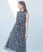 【アナイ/ANAYI】のSummer glam刺繍衿付きサック ワンピース 大人の最旬トレンドファッション＆コーディネート founy(ファウニー) ファッション Fashion レディースファッション Fashion for Women ワンピース Dresses オーガンジー Organza Fabric キャミソール Camisole, Spaghetti Strap Top コレクション Collection, Seasonal Line サマー Summer, Summer Style スマート Smart, Elegant チュール Tulip, Tulip Motif バロック Baroque, Baroque Design パール Pearl, Pearl Accent ペチコート Petticoat, Underskirt モチーフ Motif, Design Theme 無地 Plain, Solid Color リボン Ribbon, Bow レース Lace, Lace Fabric S/S・春夏 SS, Spring/Summer, Warm Season 再入荷 Restock / Back in Stock 夏 Summer thumbnail blue|ID: prp329100004979353 ipo3291000000037312941
