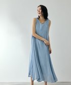 【クイーンズ コート/QUEENS COURT】のレーヨンデニムパネルワンピース 大人の最旬トレンドファッション＆コーディネート founy(ファウニー) ファッション Fashion レディースファッション Fashion for Women ワンピース Dresses 春 Spring カッティング Cutting Detail セットアップ Set-Up, Coordinated Outfit デニム Denim, Jeans Material ノースリーブ Sleeveless, No-Sleeve フェミニン Feminine, Girly フレア Flare, Flared ポケット Pocket, Pocket Detail 無地 Plain, Solid Color S/S・春夏 SS, Spring/Summer, Warm Season 夏 Summer 2026年 2026 2026春夏・S/S Spring/Summer 2026 SS26 thumbnail サックスブルー|ID: prp329100004979359 ipo3291000000037312957