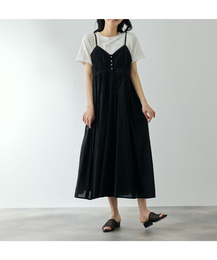 【クイーンズ コート/QUEENS COURT】のMUSEレースキャミワンピース インテリア・キッズ・メンズ・レディースファッション・服の通販 founy(ファウニー) https://founy.com/ ファッション Fashion レディースファッション Fashion for Women ワンピース Dresses キャミソールワンピース Camisole Dresses インナー Innerwear 春 Spring カーディガン Cardigan, Knitwear キャミソール Camisole, Spaghetti Strap Top ジャケット Jacket, Outerwear ノースリーブ Sleeveless, No-Sleeve フェミニン Feminine, Girly ベスト Vest, Waistcoat ペチコート Petticoat, Underskirt ポケット Pocket, Pocket Detail レース Lace, Lace Fabric S/S・春夏 SS, Spring/Summer, Warm Season おすすめ Recommended / Our Picks 夏 Summer 2026年 2026 2026春夏・S/S Spring/Summer 2026 SS26 |ID: prp329100004979360 ipo3291000000037312960