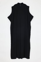【エンフォルド/ENFOLD】のSHREDDER HEM DRESS 大人の最旬トレンドファッション＆コーディネート founy(ファウニー) ファッション Fashion レディースファッション Fashion for Women ワンピース Dresses フォーマル・パーティードレス・結婚式用ドレス Elegant & Casual Dresses シンプル Simple, Minimal ストレッチ Stretch, Stretchy Fabric スリット Slit, Slit Detail ドレス Dress, One-Piece ハイネック High Neck, Mock Neck フォルム Silhouette, Form エレガント 上品 Elegant thumbnail BLK|ID: prp329100004979364 ipo3291000000037312974