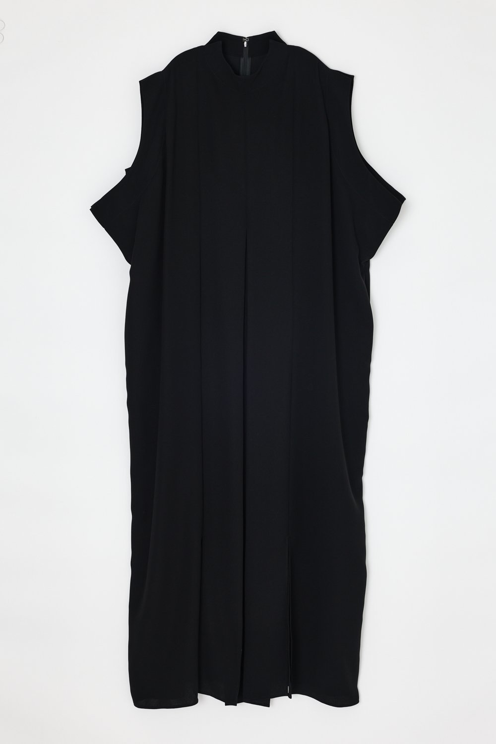 【エンフォルド/ENFOLD】のSHREDDER HEM DRESS インテリア・キッズ・メンズ・レディースファッション・服の通販 founy(ファウニー) 　ファッション　Fashion　レディースファッション　Fashion for Women　ワンピース　Dresses　フォーマル・パーティードレス・結婚式用ドレス　Elegant & Casual Dresses　シンプル　Simple, Minimal　ストレッチ　Stretch, Stretchy Fabric　スリット　Slit, Slit Detail　ドレス　Dress, One-Piece　ハイネック　High Neck, Mock Neck　フォルム　Silhouette, Form　エレガント 上品　Elegant　BLK|ID: prp329100004979364 ipo3291000000037312974