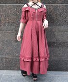 【アクシーズファム/axes femme】のストライプオフショルOP 大人の最旬トレンドファッション＆コーディネート founy(ファウニー) ファッション Fashion レディースファッション Fashion for Women ワンピース Dresses おすすめ Recommended / Our Picks インナー Innerwear シンプル Simple, Minimal バランス Balance, Style Balance レース Lace, Lace Fabric 半袖 Short Sleeve, Half Sleeve 羽織 Haori, Light Jacket thumbnail 赤|ID: prp329100004979368 ipo3291000000037312987