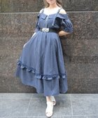 【アクシーズファム/axes femme】のストライプオフショルOP 大人の最旬トレンドファッション＆コーディネート founy(ファウニー) ファッション Fashion レディースファッション Fashion for Women ワンピース Dresses おすすめ Recommended / Our Picks インナー Innerwear シンプル Simple, Minimal バランス Balance, Style Balance レース Lace, Lace Fabric 半袖 Short Sleeve, Half Sleeve 羽織 Haori, Light Jacket thumbnail 紺|ID: prp329100004979368 ipo3291000000037312988