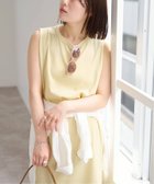 【ユーバイ スピック&スパン/U by Spick&Span】のショルダータックロングワンピース イエロー|ID: prp329100004979371 ipo3291000000037313000