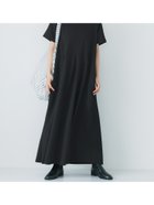 【コカ/COCA】の【田中里奈様着用】ライトエンボスタックワンピース 大人の最旬トレンドファッション＆コーディネート founy(ファウニー) ファッション Fashion レディースファッション Fashion for Women ワンピース Dresses 春 Spring 洗える Machine Washable 軽量 Lightweight, Ultra Light サンダル Sandals, Summer Shoes シンプル Simple, Minimal スニーカー Sneakers, Trainers ポケット Pocket, Pocket Detail 無地 Plain, Solid Color リゾート Resort, Vacation Style リラックス Relax, Relaxed Fit ロング Long, Long-Length 夏 Summer 旅行 Travel 2026年 2026 2026春夏・S/S Spring/Summer 2026 SS26 thumbnail Black|ID: prp329100004979372 ipo3291000000037313002