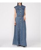 【ゲス/GUESS】のGUESS/RUGIADA Dress 大人の最旬トレンドファッション＆コーディネート founy(ファウニー) ファッション Fashion レディースファッション Fashion for Women ワンピース Dresses フォーマル・パーティードレス・結婚式用ドレス Elegant & Casual Dresses エレガント 上品 Elegant カーディガン Cardigan, Knitwear ジャケット Jacket, Outerwear デニム Denim, Jeans Material ドレス Dress, One-Piece フェミニン Feminine, Girly ロング Long, Long-Length thumbnail ブルー|ID: prp329100004979378 ipo3291000000037313018