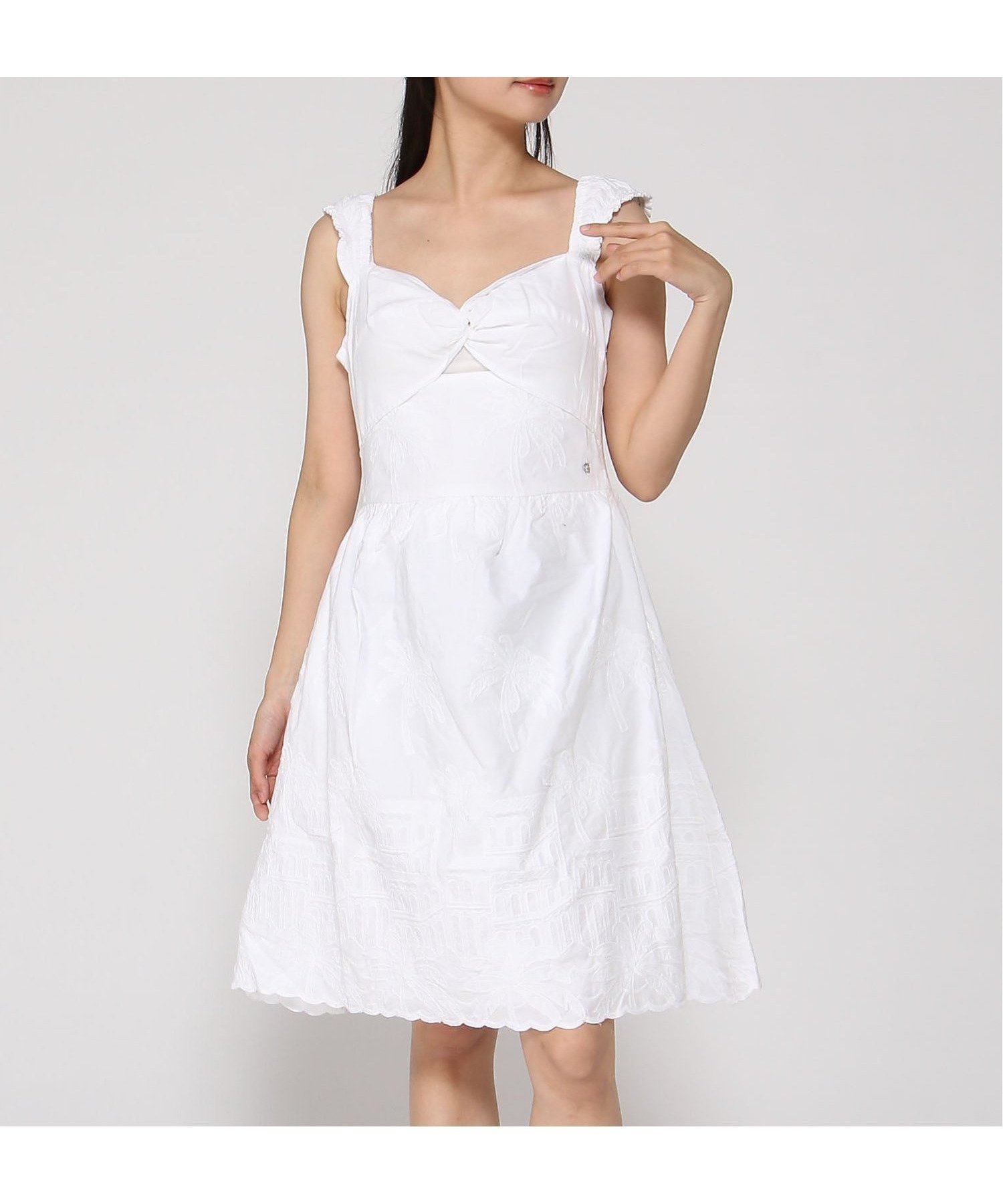 【ゲス/GUESS】のGUESS/STELLA Embroidery Mini Dress 大人の最旬トレンドファッション＆コーディネート founy(ファウニー) 　ファッション　Fashion　レディースファッション　Fashion for Women　ワンピース　Dresses　フォーマル・パーティードレス・結婚式用ドレス　Elegant & Casual Dresses　エンブロイダリー　Embroidery Design　ジャケット　Jacket, Outerwear　ドレス　Dress, One-Piece　ロマンティック　Romantic, Feminine Style　旅行　Travel　 other-1|ID: prp329100004979379 ipo3291000000037313019