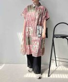 【アズノウアズ プラス/AS KNOW AS plus】の○『ゆったりサイズ』『体型カバー』異素材MIX半袖シャツワンピース 大人の最旬トレンドファッション＆コーディネート founy(ファウニー) ファッション Fashion レディースファッション Fashion for Women ワンピース Dresses シャツワンピース / 1枚で着映えコーデ Shirt Dresses シンプル Simple, Minimal 人気 Popular, Best Seller フレア Flare, Flared 半袖 Short Sleeve, Half Sleeve 再入荷 Restock / Back in Stock thumbnail RDパネル|ID: prp329100004979384 ipo3291000000037313042