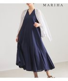 【デミルクス ビームス/Demi-Luxe BEAMS】の【別注】MARIHA / 夏の月影 ワンピース ソリッド 別注Dark.sapphire|ID:prp329100004979388
