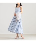 【デミルクス ビームス/Demi-Luxe BEAMS】のMARIHA / 虹の女神のワンピース 大人の最旬トレンドファッション＆コーディネート founy(ファウニー) ファッション Fashion レディースファッション Fashion for Women ワンピース Dresses インド Indian Textile 春 Spring カーディガン Cardigan, Knitwear コンパクト Compact, Small Size サンダル Sandals, Summer Shoes ジャケット Jacket, Outerwear スクエア Square, Square Shape ティアードスカート Tiered Skirt, Flounced Skirt デコルテ Décolleté, Neckline ドレス Dress, One-Piece ネップ Nepp, Slub Yarn プリント Print, Printed Pattern 別注 Limited Edition, Custom Order ロマンティック Romantic, Feminine Style S/S・春夏 SS, Spring/Summer, Warm Season おすすめ Recommended / Our Picks 夏 Summer thumbnail 別注ice_Blue|ID: prp329100004979390 ipo3291000000037313063