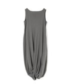 【マーコート/MARcourt】のMIDIUMISOLID for Ladies ジャージツイストヘムワンピース 大人の最旬トレンドファッション＆コーディネート founy(ファウニー) ファッション Fashion レディースファッション Fashion for Women ワンピース Dresses スタイリッシュ Stylish, Fashionable ドレープ Drape, Draping Fabric ノースリーブ Sleeveless, No-Sleeve バランス Balance, Style Balance バルーン Balloon, Balloon Silhouette ポケット Pocket, Pocket Detail リラックス Relax, Relaxed Fit 人気 Popular, Best Seller 夏 Summer 無地 Plain, Solid Color thumbnail チャコールグレー|ID: prp329100004979393 ipo3291000000037313073