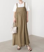 【バブ ブージュルード/Bab Bou Jeloud】のボイルギャザーワンピース 大人の最旬トレンドファッション＆コーディネート founy(ファウニー) ファッション Fashion レディースファッション Fashion for Women ワンピース Dresses ギャザー Gathered, Ruffled リボン Ribbon, Bow 再入荷 Restock / Back in Stock 夏 Summer 春 Spring thumbnail MOCHA|ID: prp329100004979398 ipo3291000000037313111