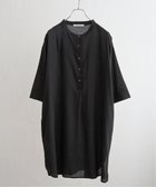 【エルビーシー/LBC】のリネンレーヨンボタンサックワンピ 大人の最旬トレンドファッション＆コーディネート founy(ファウニー) ファッション Fashion レディースファッション Fashion for Women ワンピース Dresses おすすめ Recommended / Our Picks シアー Sheer, See-Through チュニック Tunic, Long Top デニム Denim, Jeans Material ネップ Nepp, Slub Yarn バランス Balance, Style Balance フロント Front, Front Design プリーツ Pleats, Pleated リネン Linen, Linen Fabric エレガント 上品 Elegant 夏 Summer thumbnail ブラック|ID: prp329100004979399 ipo3291000000037313115