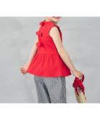 【エフオー オンラインストア/F.O.Online Store / KIDS】のWEB限定 バックリボンノースリーブトップス レッド|ID: prp329100004979415 ipo3291000000037313233