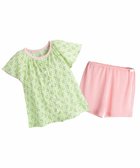 【モイモルン/moimoln / KIDS】の【セットアップ】ダラムフラワートップス パンツ グリーン|ID: prp329100004979422 ipo3291000000037313277