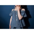 【ブランシェス/branshes / KIDS】の【Ou by EDWIN】肩あきデニムトップス ブルー|ID: prp329100004979477 ipo3291000000037313433