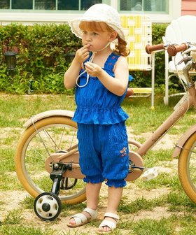 【モイモルン/moimoln / KIDS】のベリーブルー7分丈ジョガーパンツ 大人の最旬トレンドファッション＆コーディネート founy(ファウニー) ファッション Fashion キッズファッション Fashion for Kids ボトムス Bottoms おすすめ Recommended / Our Picks シンプル Simple, Minimal 人気 Popular, Best Seller |ID:prp329100004979535