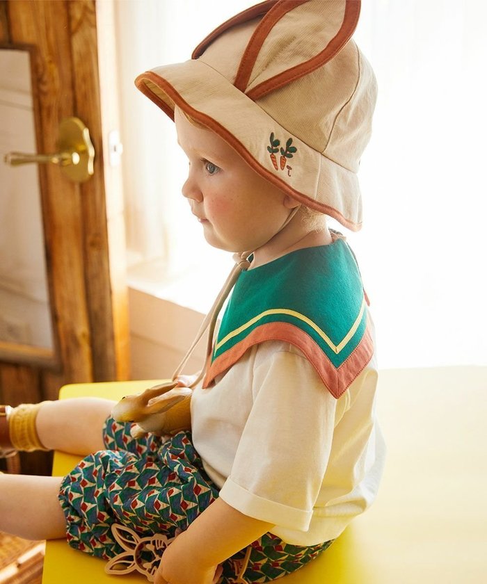 【モイモルン/moimoln / KIDS】のカプリVカラー7分袖トップス インテリア・キッズ・メンズ・レディースファッション・服の通販 founy(ファウニー) https://founy.com/ ファッション Fashion キッズファッション Fashion for Kids トップス・カットソー Cut & Sew Tops シンプル Simple, Minimal スカーフ Scarf, Neckwear ビッグ Big, Oversized ベーシック Basic, Essential 人気 Popular, Best Seller |ID: prp329100004979543 ipo3291000000037313573