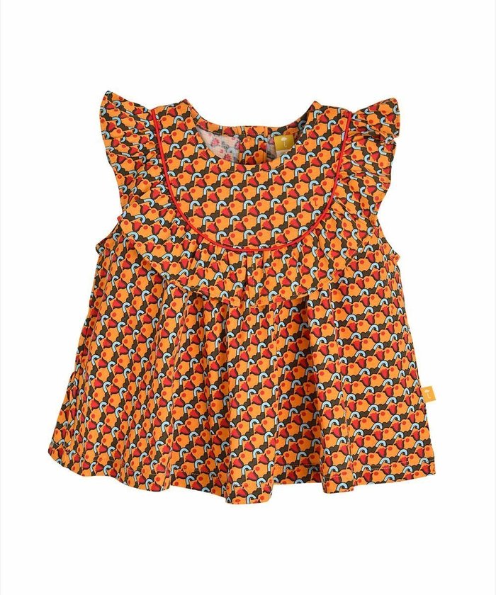 【モイモルン/moimoln / KIDS】のマリフリルノースリーブトップス インテリア・キッズ・メンズ・レディースファッション・服の通販 founy(ファウニー) https://founy.com/ ファッション Fashion キッズファッション Fashion for Kids トップス・カットソー Cut & Sew Tops シンプル Simple, Minimal ノースリーブ Sleeveless, No-Sleeve プリント Print, Printed Pattern 人気 Popular, Best Seller 夏 Summer |ID: prp329100004979546 ipo3291000000037313579