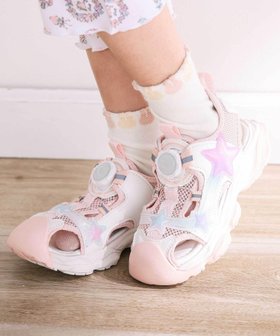 【ベベ オンライン ストア/BEBE ONLINE STORE / KIDS】のキラキラ星付きメッシュダイヤル式サンダル(16~21cm) 大人の最旬トレンドファッション＆コーディネート founy(ファウニー) ファッション Fashion キッズファッション Fashion for Kids 春 Spring コレクション Collection, Seasonal Line サンダル Sandals, Summer Shoes チェック Check, Plaid, Tartan パープル Purple, Violet フィット Fit, Slim Fit フレンチ French, French Style メッシュ Mesh, Net Fabric モチーフ Motif, Design Theme リゾート Resort, Vacation Style レース Lace, Lace Fabric S/S・春夏 SS, Spring/Summer, Warm Season 夏 Summer エレガント 上品 Elegant 2026年 2026 2026春夏・S/S Spring/Summer 2026 SS26 |ID:prp329100004979554