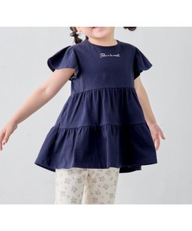 【エニー/ANY / KIDS】の【綿100%/接触冷感】ひんやり ティアードチュニック 大人の最旬トレンドファッション＆コーディネート founy(ファウニー) ファッション Fashion キッズファッション Fashion for Kids ティアード Tiered, Tiered Style ポケット Pocket, Pocket Detail 夏 Summer |ID:prp329100004979555