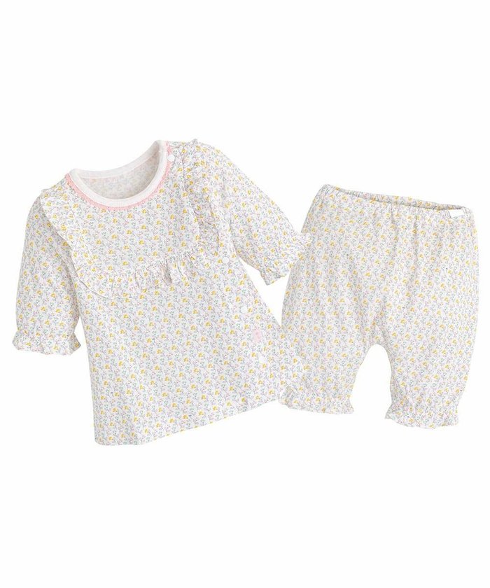 【モイモルン/moimoln / KIDS】の【セットアップ】ゼゼフラワートップス パンツ インテリア・キッズ・メンズ・レディースファッション・服の通販 founy(ファウニー) https://founy.com/ ファッション Fashion キッズファッション Fashion for Kids トップス・カットソー Cut & Sew Tops ボトムス Bottoms セットアップ Matching Sets キッズトップス Tops 抗菌 Antibacterial, Bacteria-Resistant シンプル Simple, Minimal セットアップ Set-Up, Coordinated Outfit 人気 Popular, Best Seller バンブー Bamboo, Bamboo Material フリル Frill, Ruffle フロント Front, Front Design プリント Print, Printed Pattern レース Lace, Lace Fabric |ID: prp329100004979614 ipo3291000000037313842