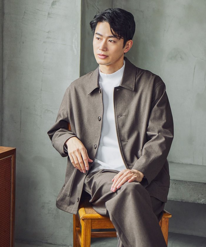 【グローバルワーク/GLOBAL WORK / MEN】のSOLOTEXお手入れらくらく/シャツジャケット/636142 インテリア・キッズ・メンズ・レディースファッション・服の通販 founy(ファウニー) https://founy.com/ ファッション Fashion メンズファッション Fashion for Men おすすめ Recommended / Our Picks シンプル Simple, Minimal ジャケット Jacket, Outerwear ストレッチ Stretch, Stretchy Fabric パッチ Patch, Appliqué フロント Front, Front Design ブルゾン Blouson, Bomber Jacket ポケット Pocket, Pocket Detail 吸水 Absorbent, Quick-Dry 羽織 Haori, Light Jacket |ID: prp329100004979651 ipo3291000000037340437