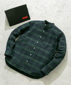 【アーバンリサーチ ロッソ/URBAN RESEARCH ROSSO / MEN】の『WEB限定』『XXLサイズあり』『抗菌/消臭』ハイパフォーマンスオックスバンドカラーシャツ BLK WATCH|ID: prp329100004979672 ipo3291000000037349789